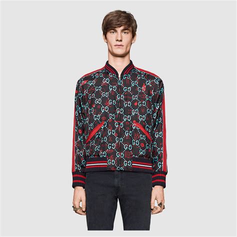 gucci bomber men|Gucci ghost bomber.